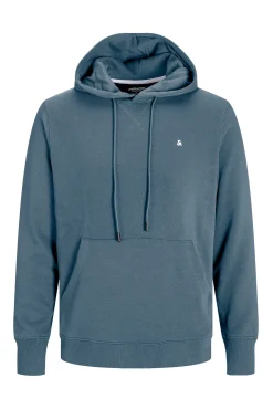 Sweatshirt com capuz lisa em felpa