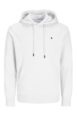 Sweatshirt com capuz lisa em felpa