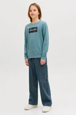 Sweatshirt com logo quadrado