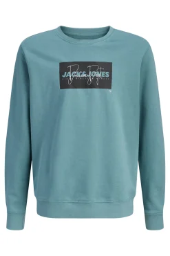 Sweatshirt com logo quadrado