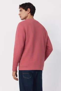Sweatshirt estruturada com gola caixa