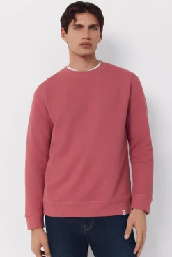 Sweatshirt estruturada com gola caixa