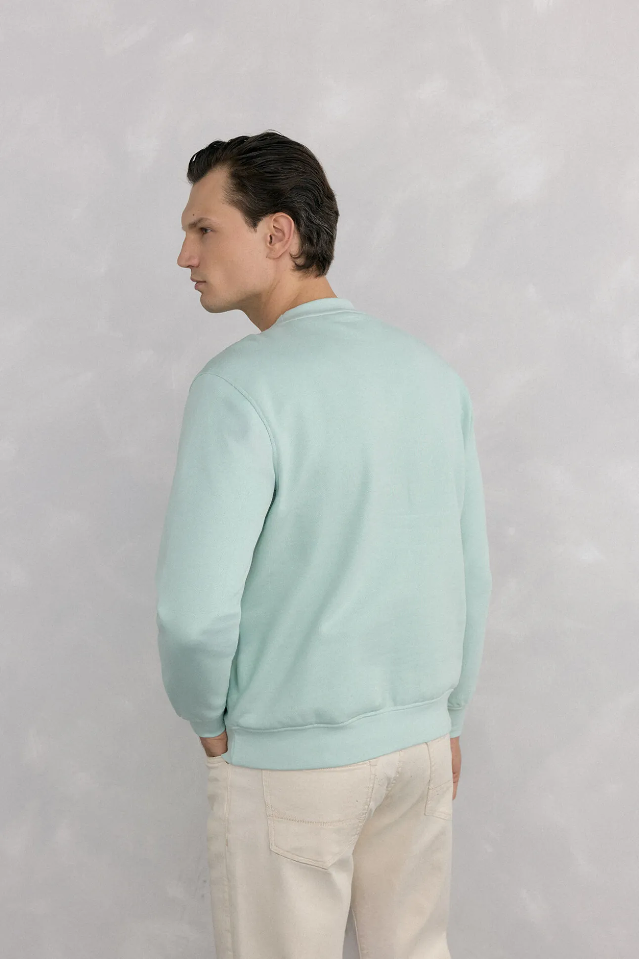 Sweatshirt gola caixa
