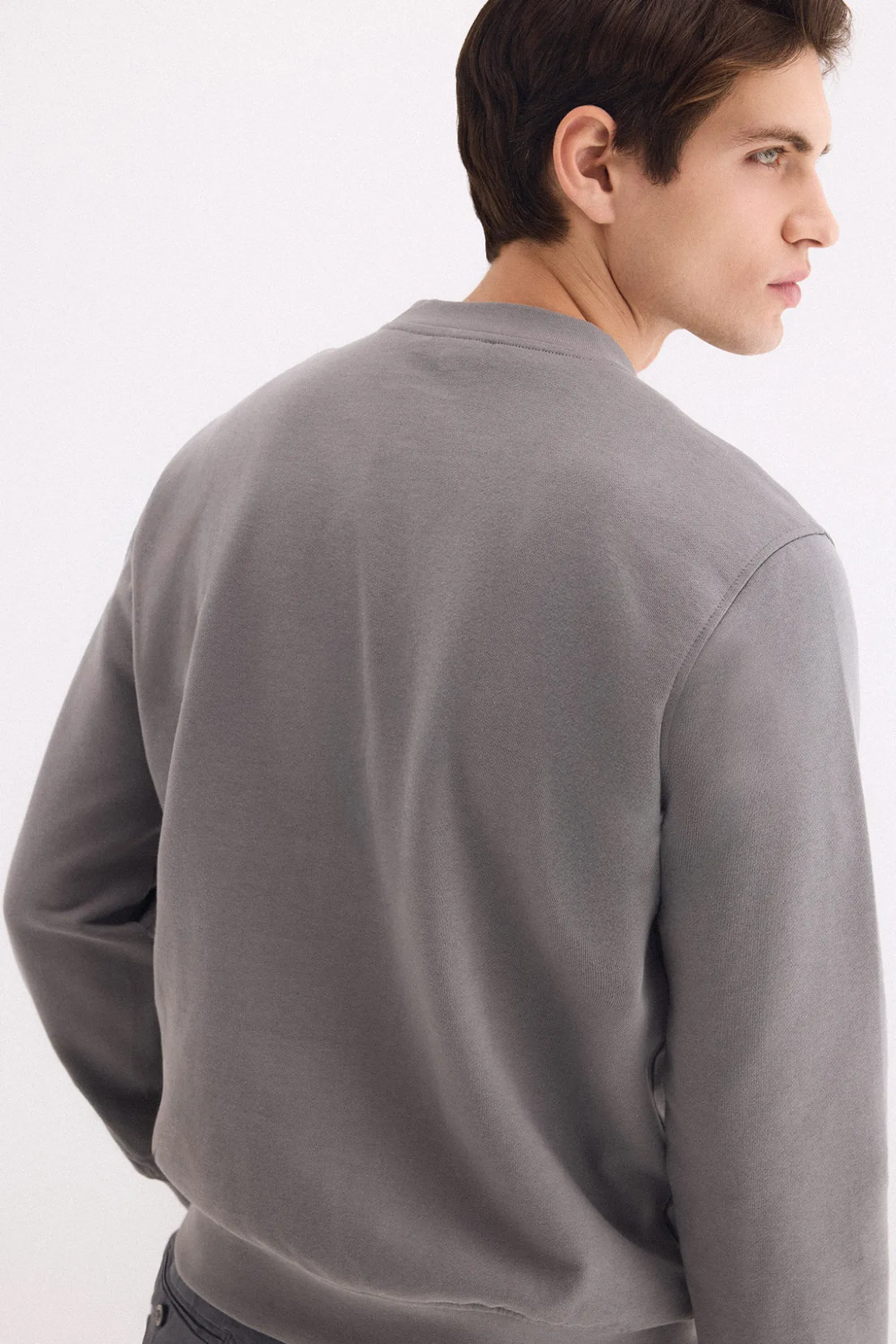 Sweatshirt gola caixa