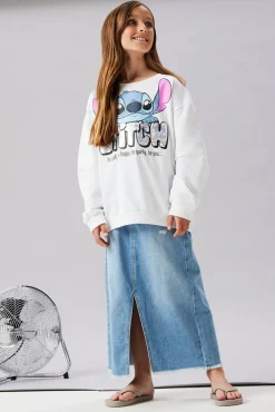 Sweatshirt Lilo e Stitch para menina