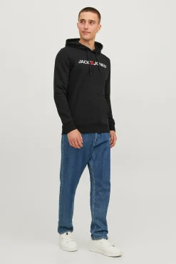 Sweatshirt logo capuz