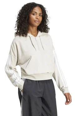 Sweatshirt com capuz casual 3 riscas