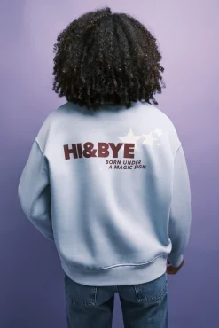 Sweatshirt de felpa com logo verde