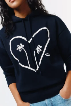 Sweatshirt duas flores