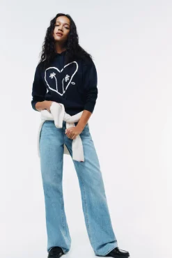 Sweatshirt duas flores