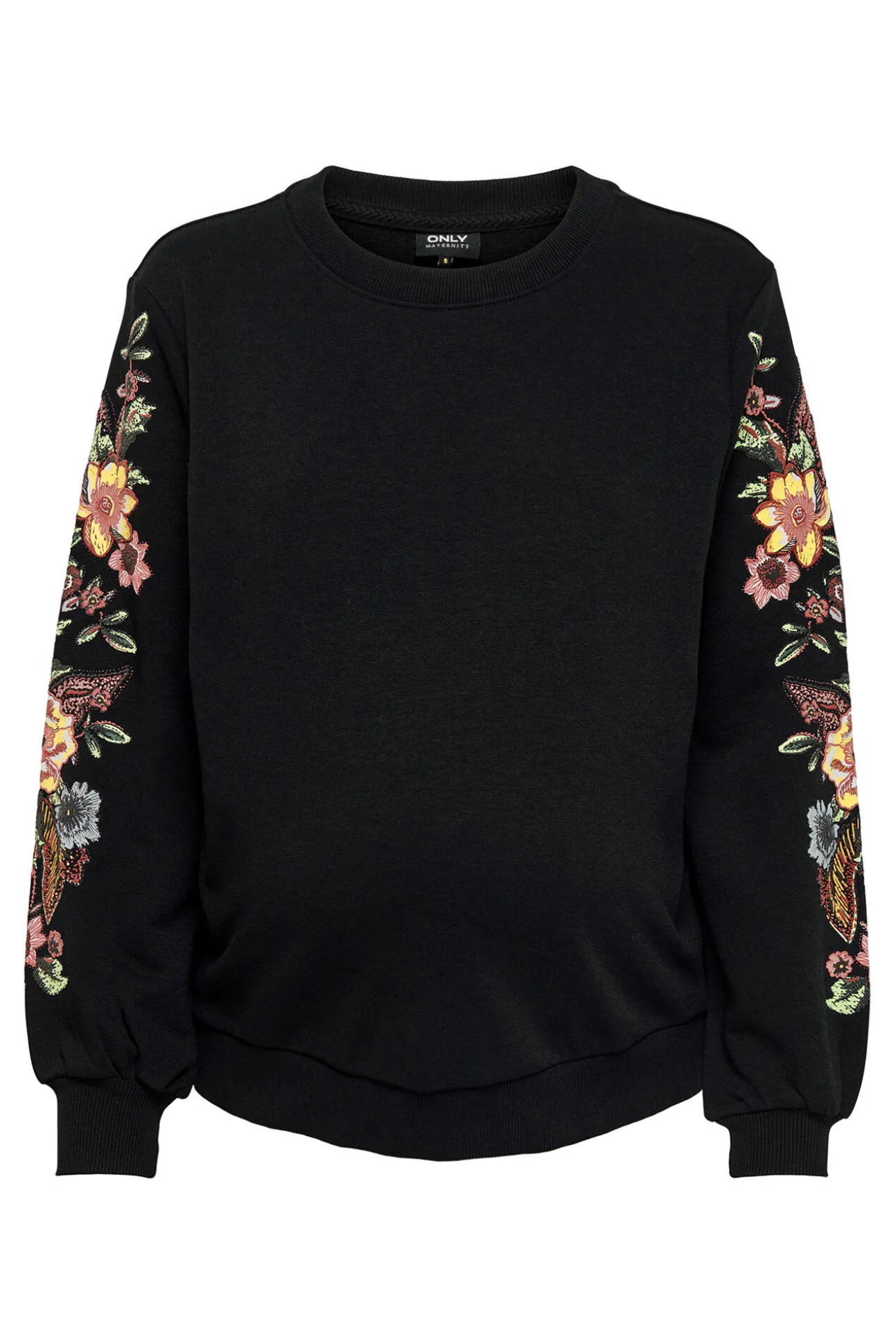 Sweatshirt maternity com detalhes florais