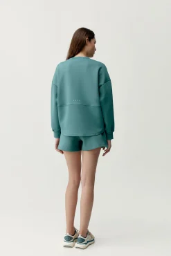 Sweatshirt oversize Lionel verde