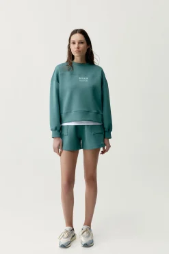 Sweatshirt oversize Lionel verde