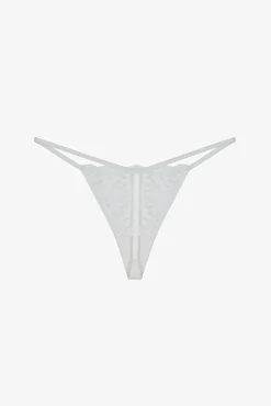 Tanga de renda marfim