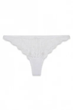 Tanga em renda branca