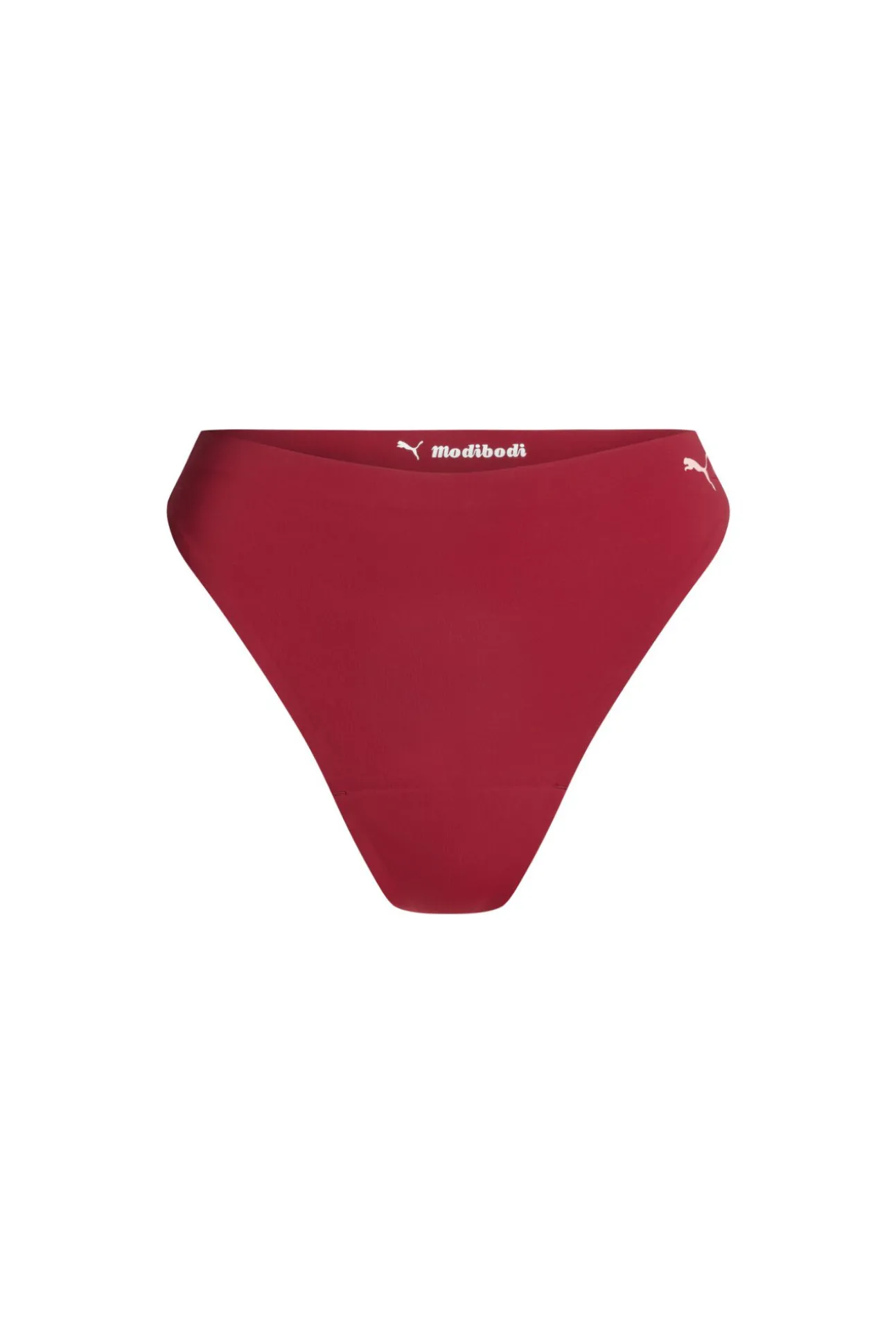 Tanga menstrual sem costura fluxo moderado Puma vermelho