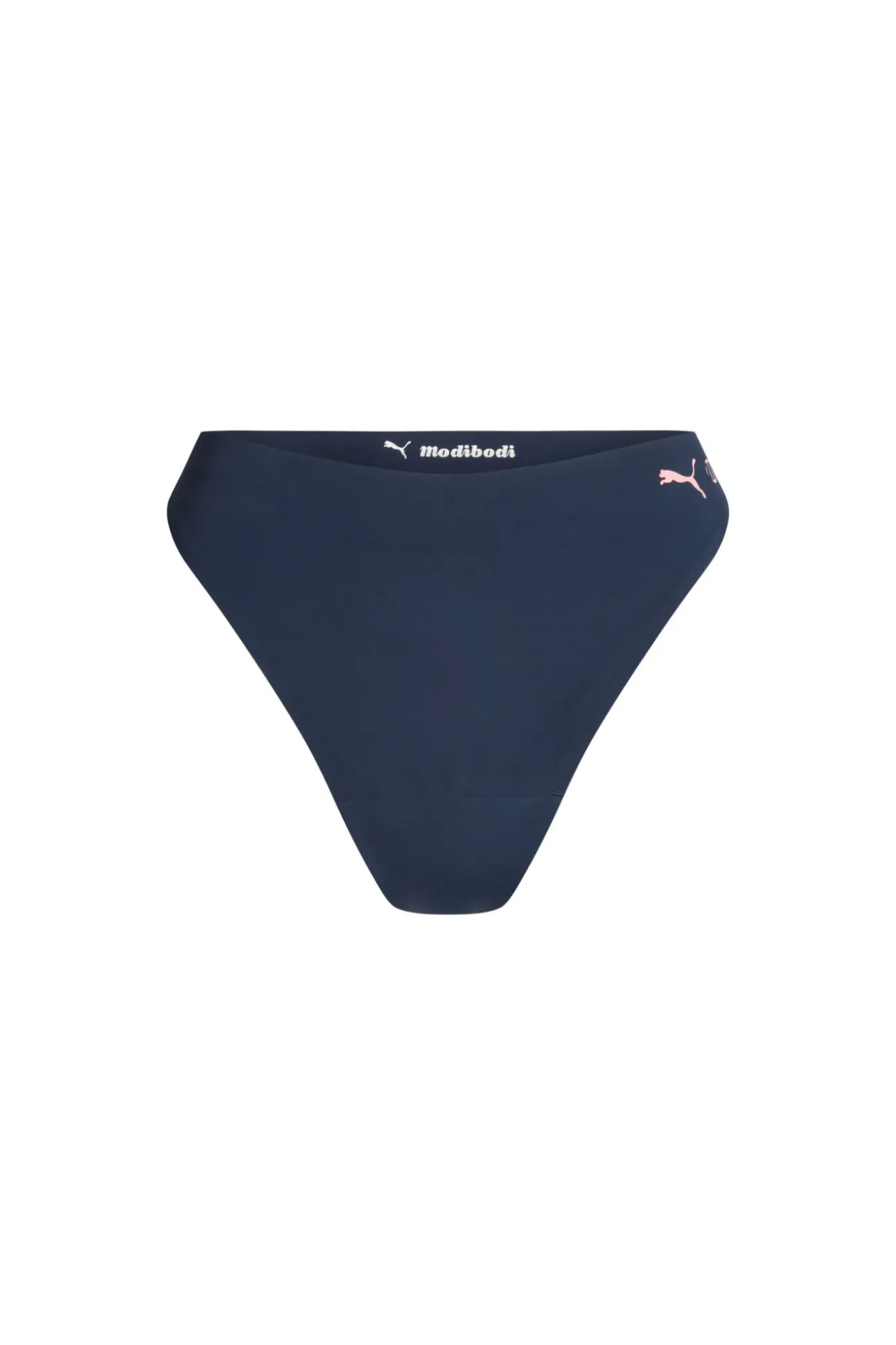 Tanga menstrual sem costura fluxo moderado azul