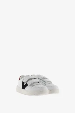 Tênis Victoria Tiempo de pele sintético com detalhes contrastantes e tiras de velcro