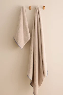 Toalha de banho pesponto decorativo