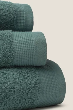 Toalha toucador friso algodão egípcio 30 x 50 cm.