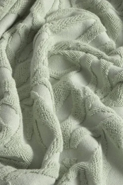 Toalha turca jacquard folhas