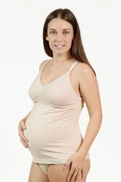 Top amamentação sem costuras maternity