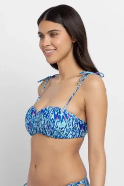 Top bandeau com enchimento leve Ventura