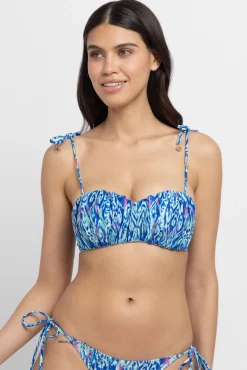 Top bandeau com enchimento leve Ventura