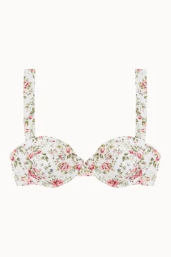 Top biquíni balconette floral