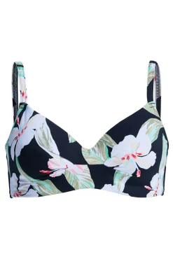 Top biquíni bralette tropical