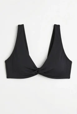Top biquíni halter capacidade preto