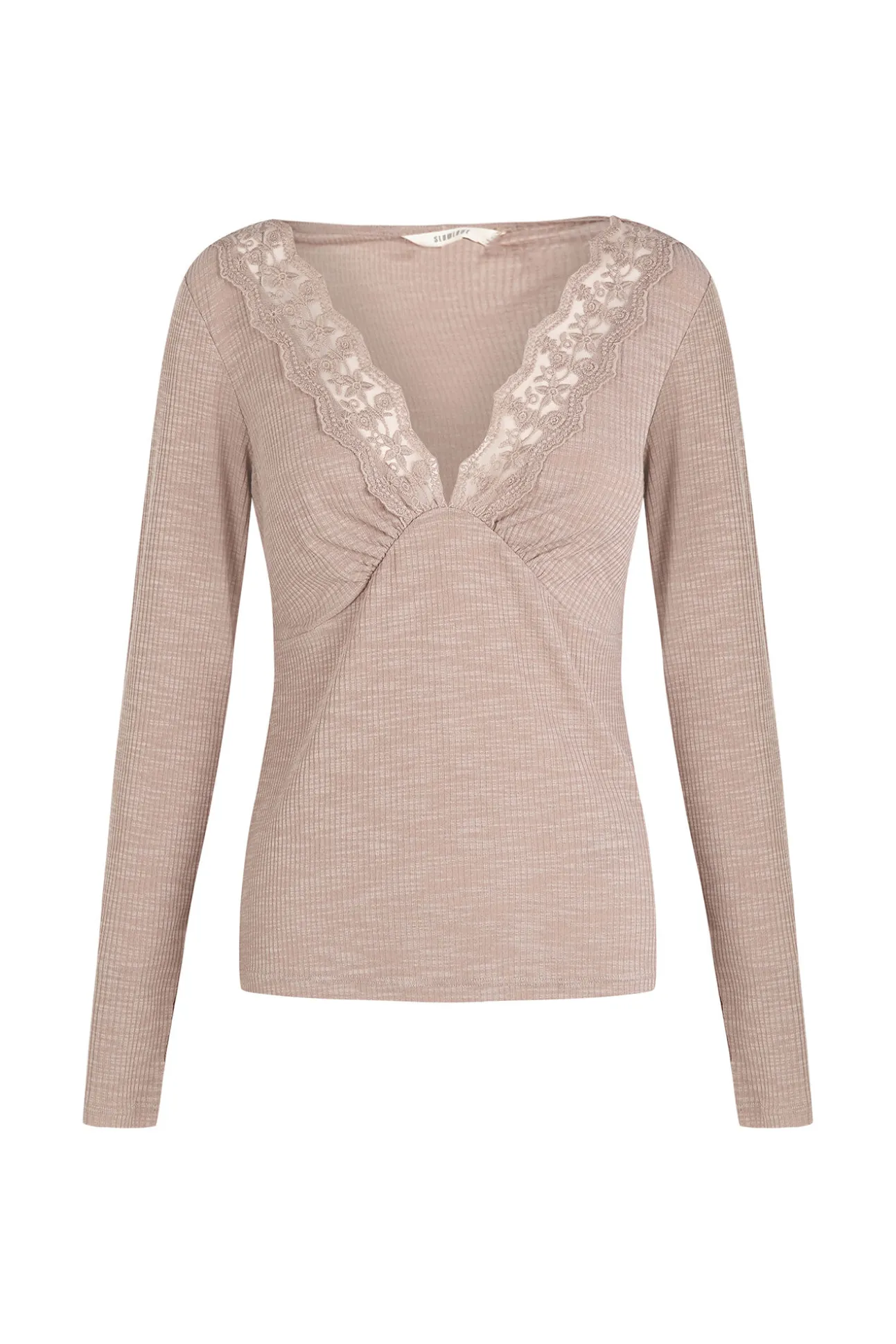 Top com estrutura e detalhes de renda
