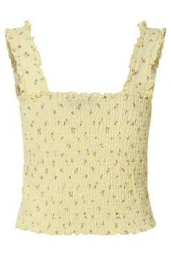 Top de alças estampado