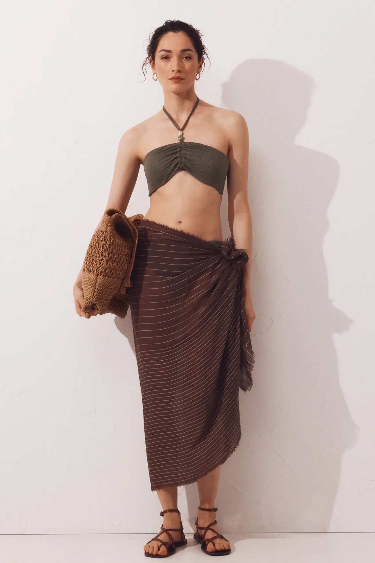 Top de biquíni bandeau
