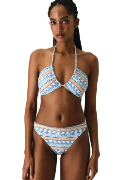Top de biquíni bandeau Santorini