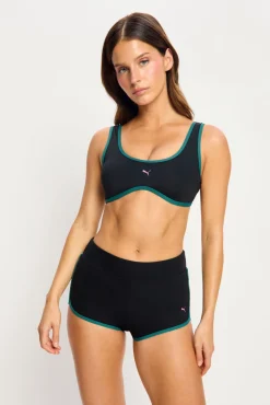 Top de biquíni Puma preto