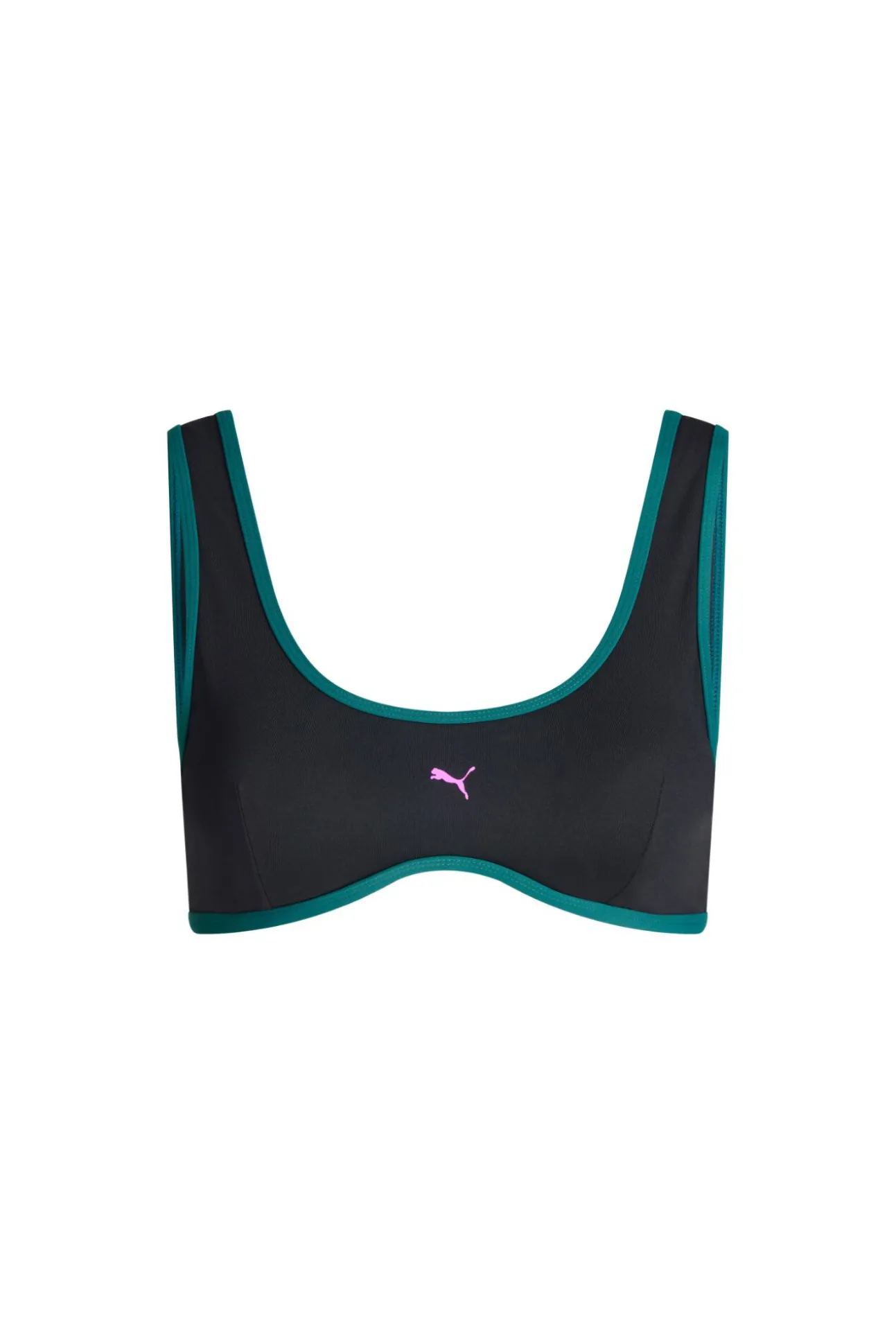 Top de biquíni Puma preto