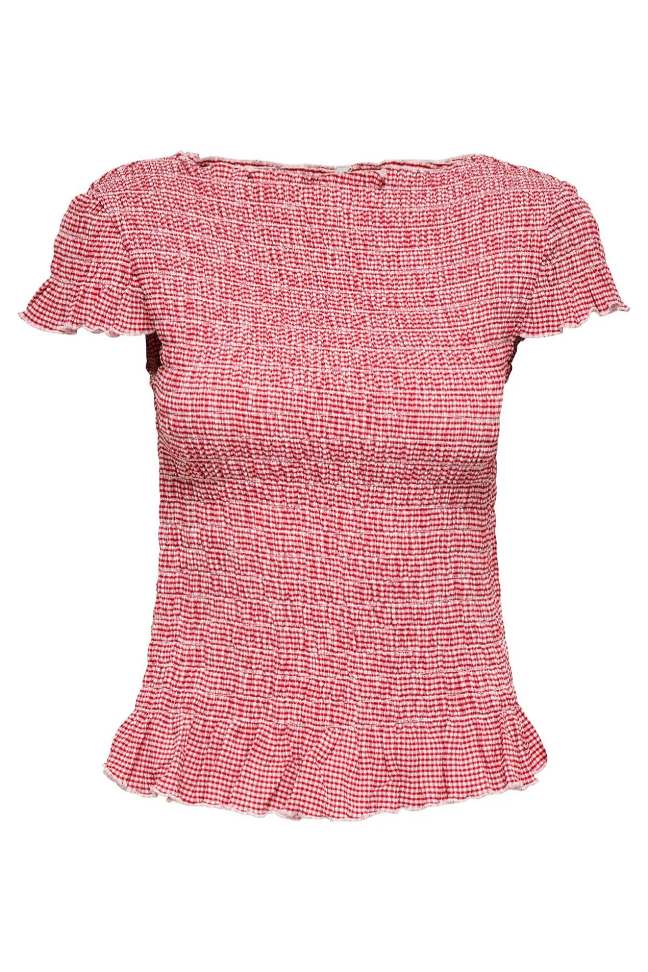 Top de estampado vichy