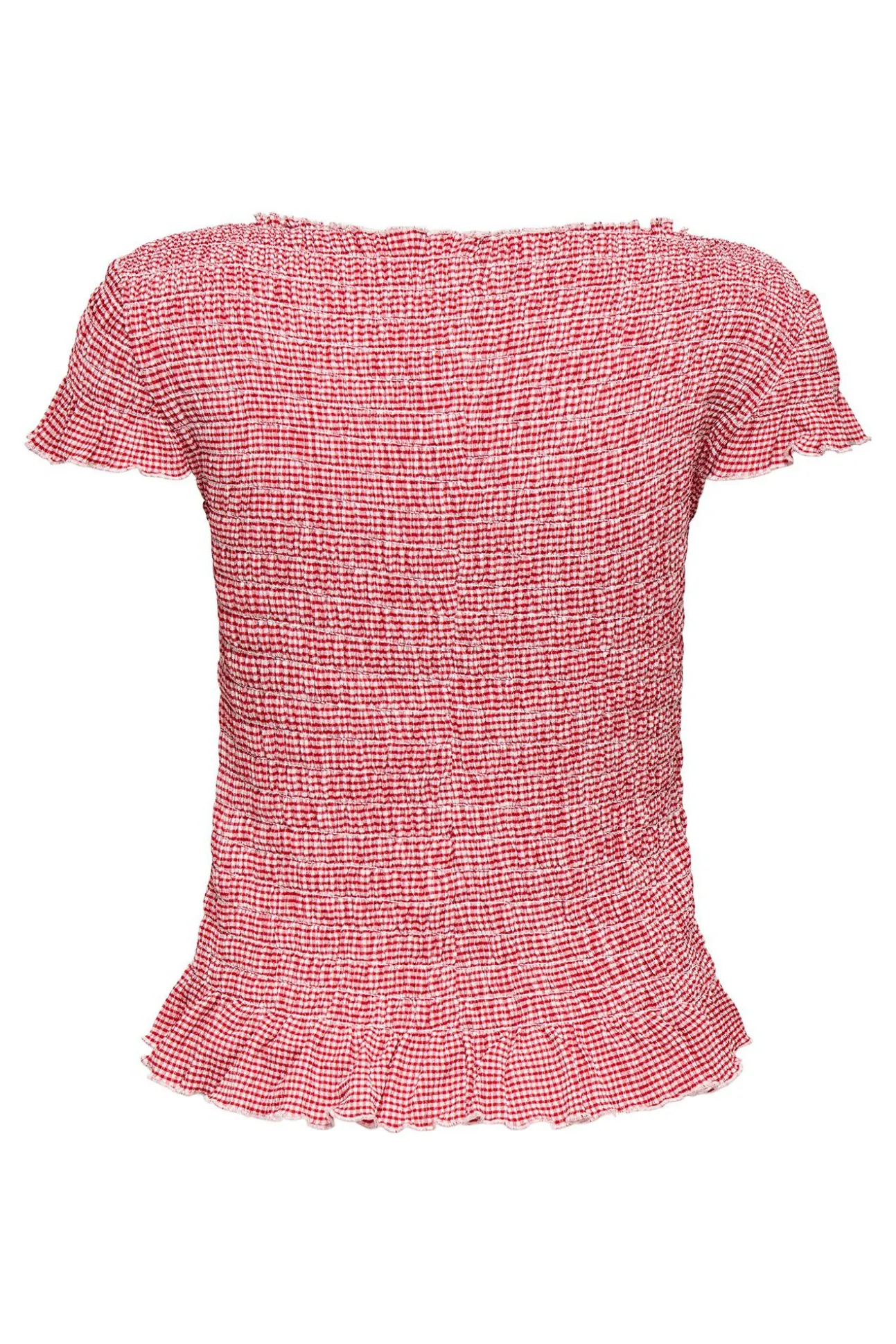 Top de estampado vichy