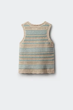 Top de malha para menina