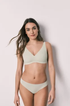 Top halter liso clean cut verde