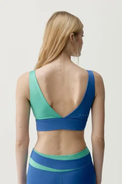Top Kate desportivo azul/turquesa