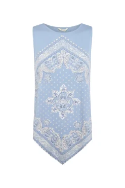 Top tirantes detalle blonda