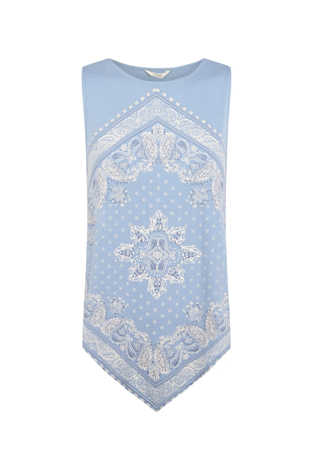 Top tirantes detalle blonda
