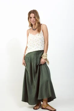 Top tirantes detalle blonda