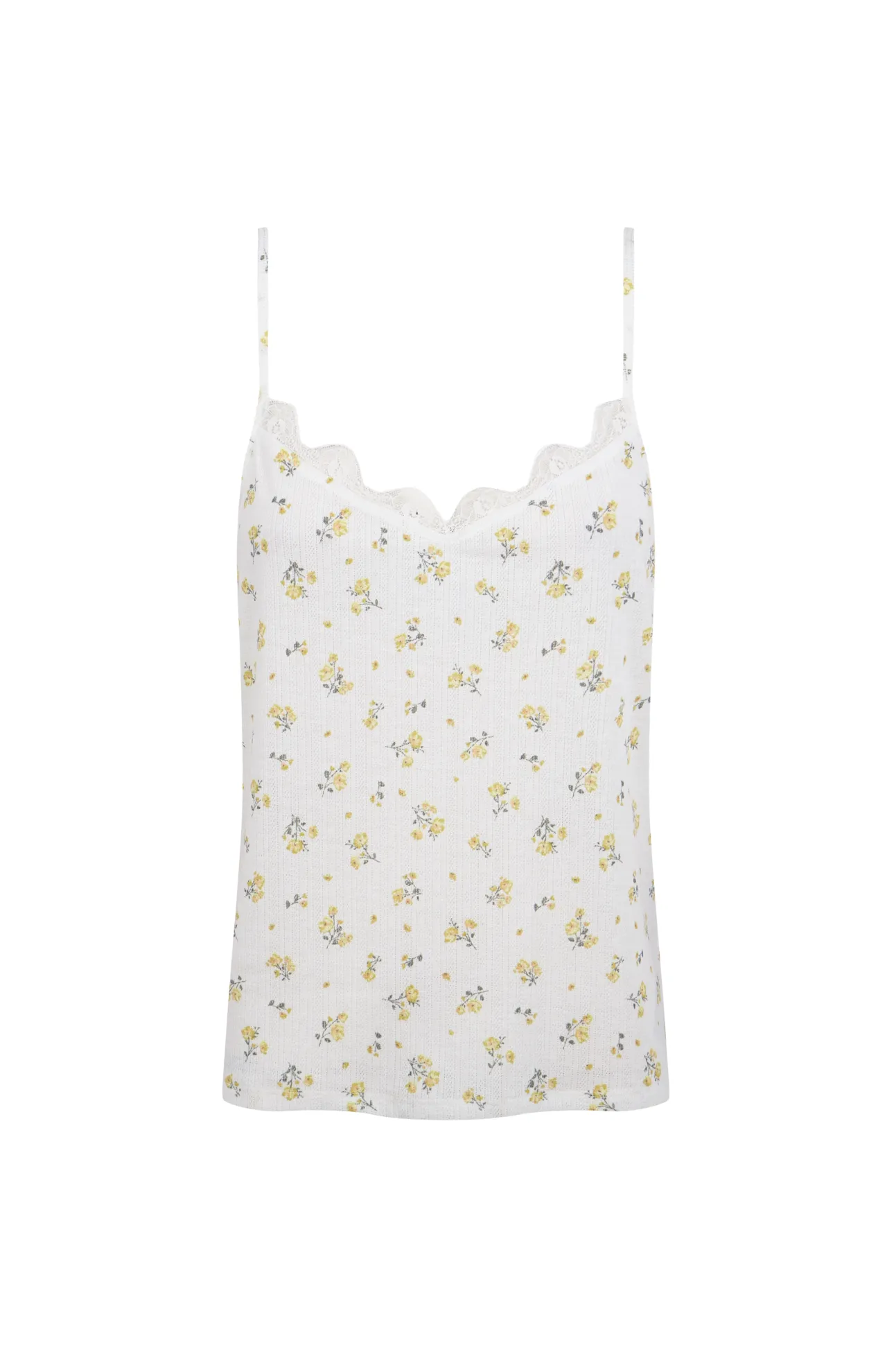 Top tirantes detalle blonda