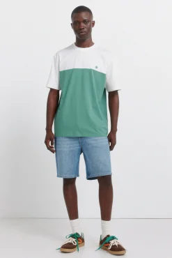 T-shirt bloco de cor
