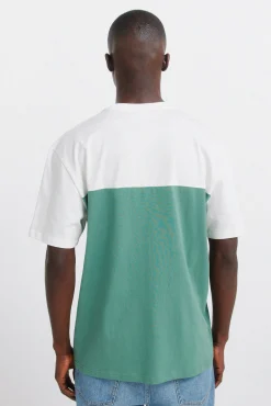 T-shirt bloco de cor