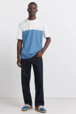 T-shirt bloco de cor