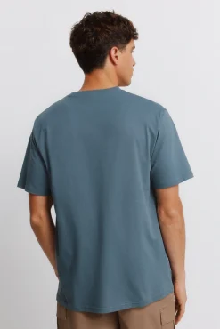 T-shirt básica com logo Springfield
